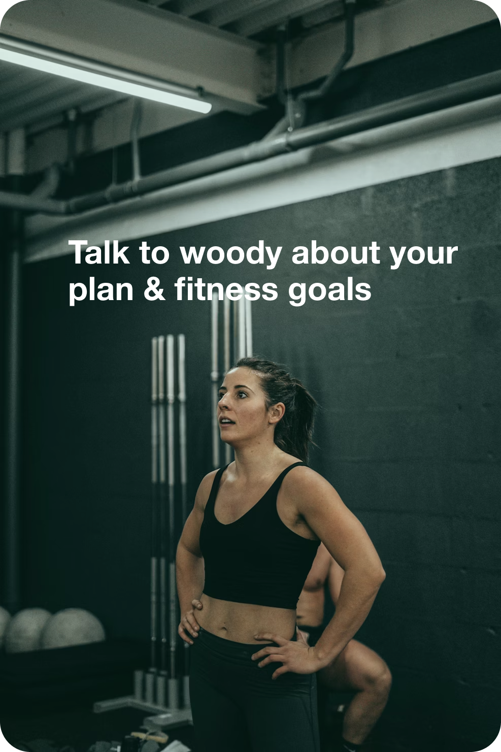 Woody app screen preview